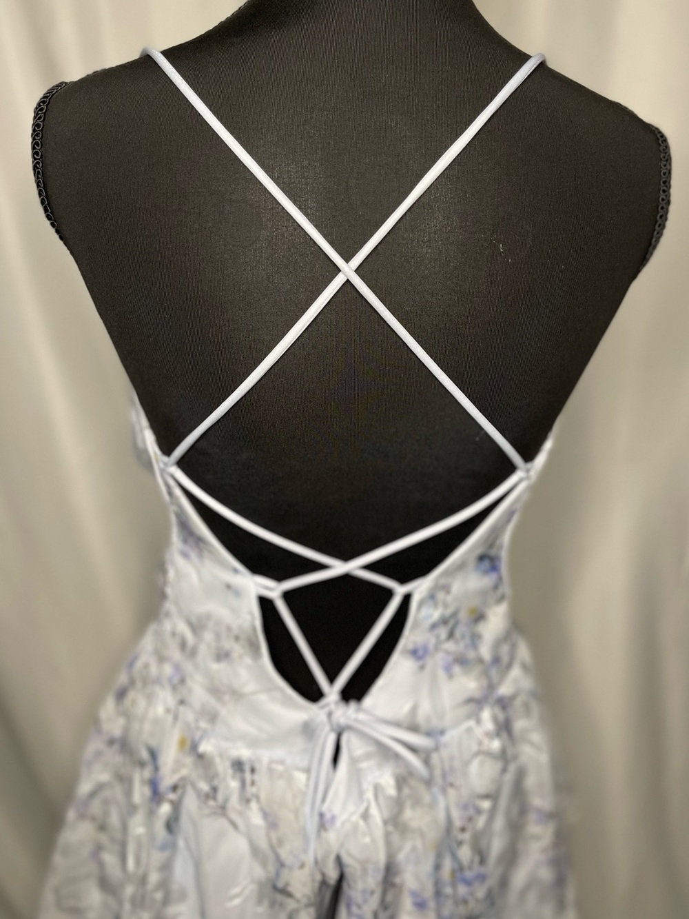 Lulu's Light Blue Floral Tiered Dress - Picture 3 of 16